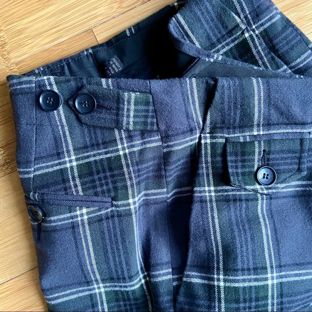 NWOT ASOS Plaid Trouser Ankle Pants - Picture 3 of 10